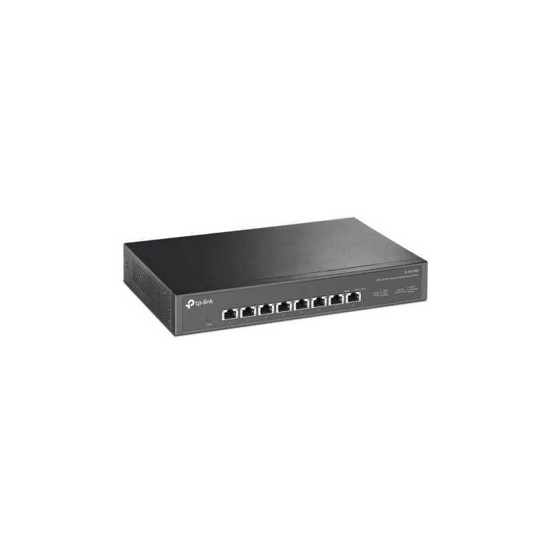 TP-LINK (TL-SX1008) 8-Port Unmanaged 10G Multi-Gigabit Desktop/Rackmount Switch, 8x 100/1G/2.5G/5G/10G, Low-Noise Fan, Steel Cas