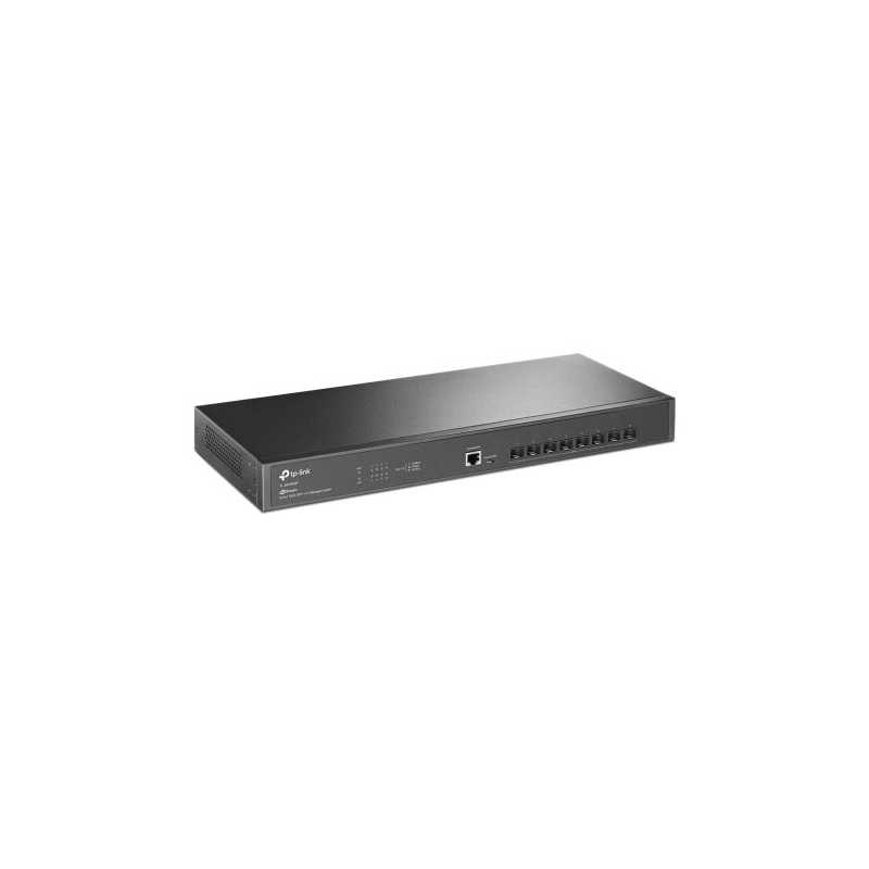 TP-LINK (TL-SX3008F) JetStream 8-Port 10GE SFP+ L2+ Managed Switch, Centralized Management, Fanless, Rackmountable