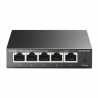 TP-LINK (TL-SG105S) 5-Port Gigabit Unmanaged Desktop Switch, Steel Case