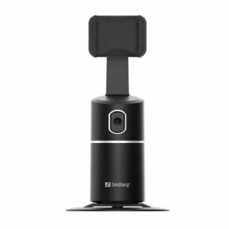 Sandberg Motion Tracking Phone Mount, USB-C, 360° Tracking Rotation, 42°/sec Rotation Speed, Motion Tracking AI, 8 Hour Batter