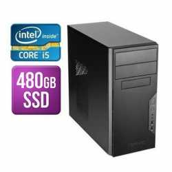 Spire MATX Tower PC, Antec VSK3000B, I5-10400F, 8GB, 480GB SSD, Asus GT710, Corsair 450W, DVDRW, KB & Mouse, No Operating System
