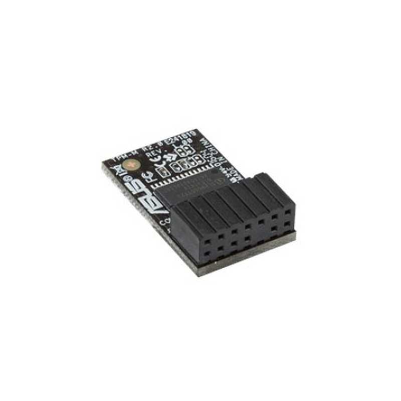 Asus (TPM-M R2.0) TPM Module, 14-1 TPM Header, Securely Stores Keys, Data, Passwords & Digital Certificates