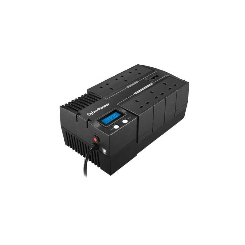 CyberPower BRICs 1200VA Line Interactive UPS, 720W, LCD Display, 6 x UK Plug, AVR Energy Saving, Wall Mountable