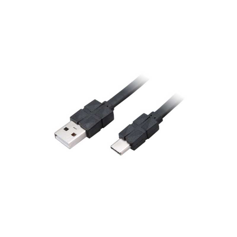 Akasa PROSLIM USB 2.0 Type-C to Type-A Charging & Sync Cable, 30cm