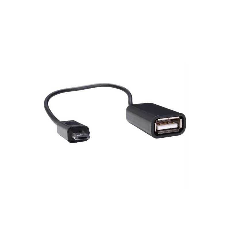 Sandberg OTG Micro USB to USB Converter, Male to Female, Black, 5 Year Warranty