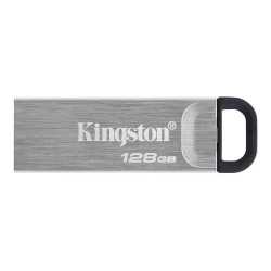 Kingston 128GB USB 3.2 Gen1 Memory Pen, DataTraveler Kyson, Metal Capless Design, R/W 200/60 MB/s