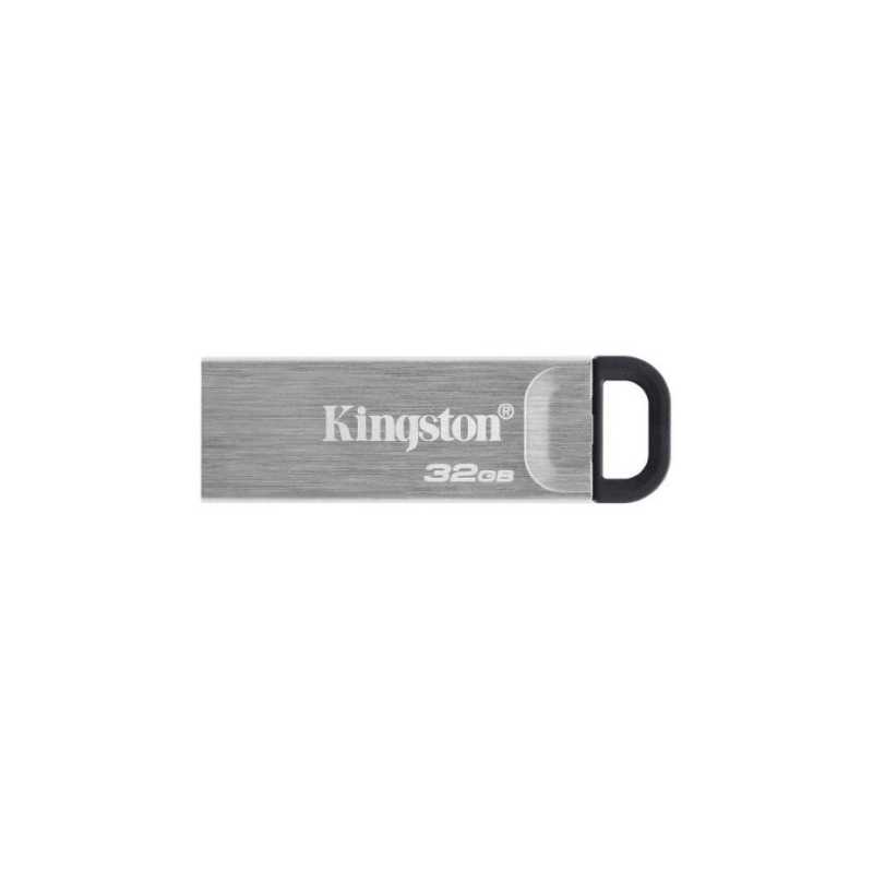 Kingston 32GB USB 3.2 Gen1 Memory Pen, DataTraveler Kyson, Metal Capless Design, R/W 200/60 MB/s