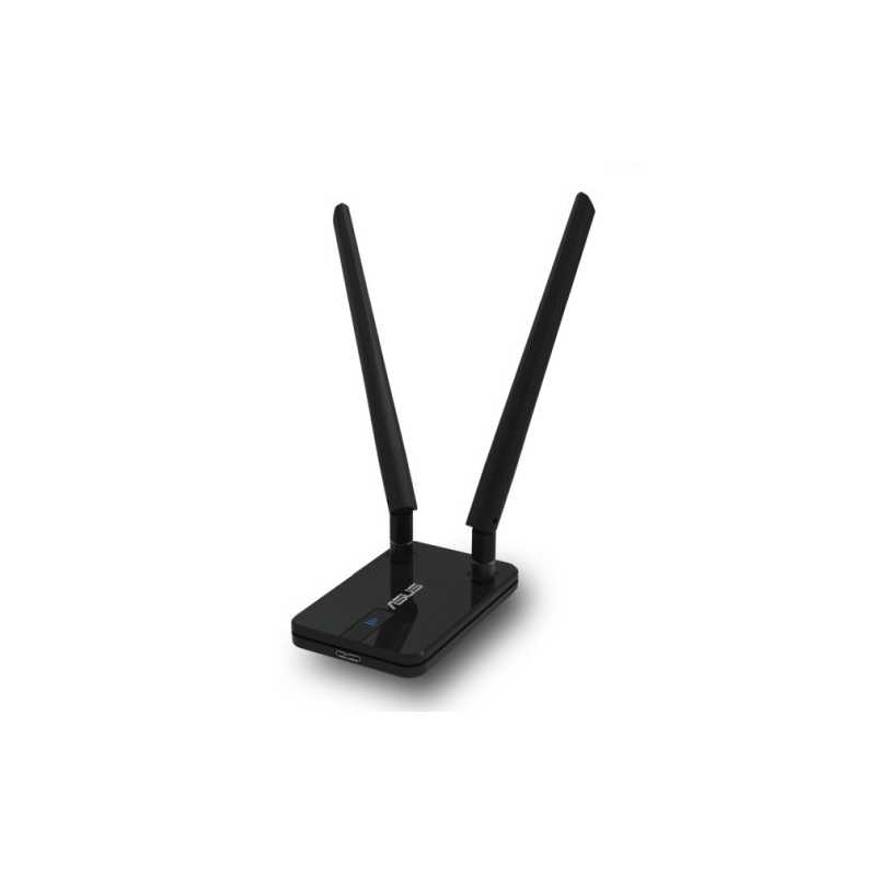 Asus (USB-AC58) AC1300 (400+867) Wireless Dual Band USB Adapter, High Gain Antennas, EZ WPS, USB3