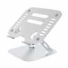 PREVO Aluminium Alloy Laptop Stand, Fit Devices from 11 to 17 Inches, Non-Slip Silicone, Height and Angle Adjustable