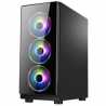 CRONUS Achos Case, Gaming, Black, Mid Tower, 1 x USB 3.0 / 2 x USB 2.0, Tempered Glass Side & Front Window Panels, Addressable R