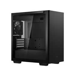 DeepCool MACUBE 110 Micro Tower 2 x USB 3.0 Tempered Glass Side Window Panel Black Case