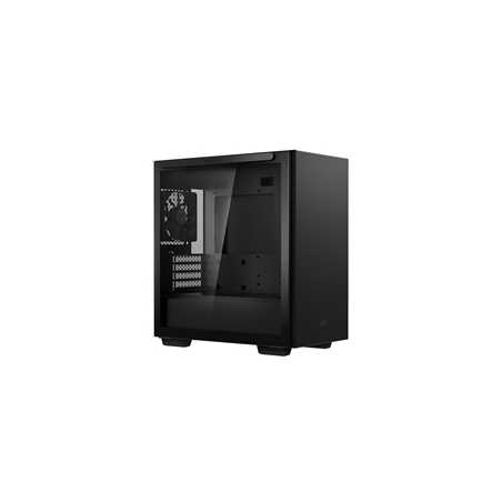 DeepCool MACUBE 110 Micro Tower 2 x USB 3.0 Tempered Glass Side Window Panel Black Case