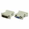 VCOM DVI-I (M) to VGA (F) Grey Retail Packaged Converter Adapter