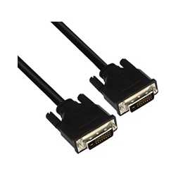 VCOM DVI-D (M) to DVI-D (M) 3m Black Retail Packaged Display Cable