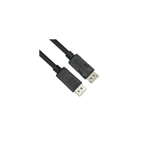 VCOM DisplayPort 1.2 (M) to DisplayPort 1.2 (M) 1.8m Black Retail Packaged Display Cable