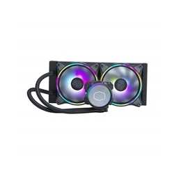 Cooler Master MasterLiquid ML240 Illusion Universal Socket 240mm PWM 1800RPM Addressable Gen 2 RGB LED AiO Liquid CPU Cooler wit