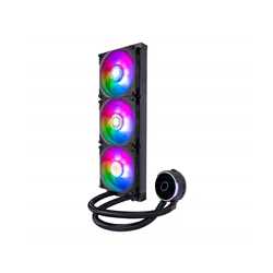 COOLER MASTER MasterLiquid Pro PL360 Flux AiO Liquid CPU Cooler, Universal Socket, 360mm Radiator, PWM 2300RPM Cooling Fans, Add