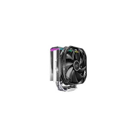 DeepCool AS500 Universal Socket 140mm PWM 1200RPM Addressable RGB LED Fan CPU Cooler with Wired Addressable RGB Controller