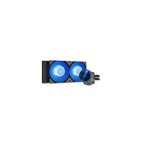 DeepCool CASTLE 240EX A-RGB AiO Liquid CPU Cooler, Universal Socket, 240mm Radiator, PWM 1800RPM Cooling Fans, Addressable RGB L