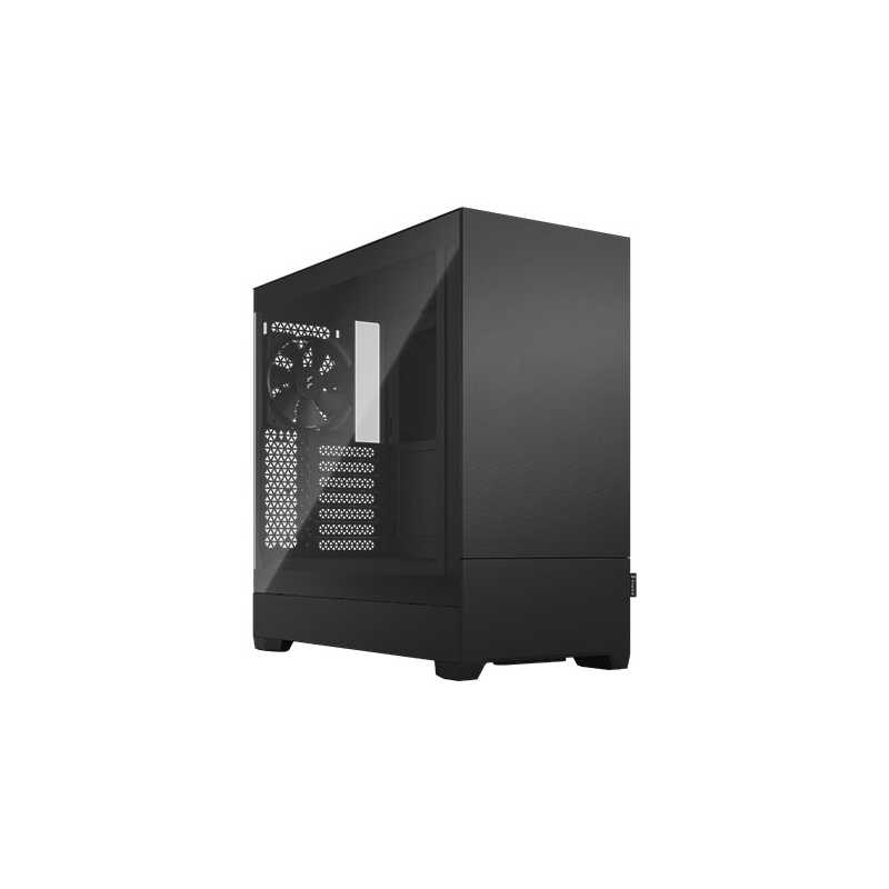 Fractal Design Pop Silent (Black TG) Gaming Case w/ Clear Glass Window, ATX, Sound-Damping Steel & Foam, 3 Fans