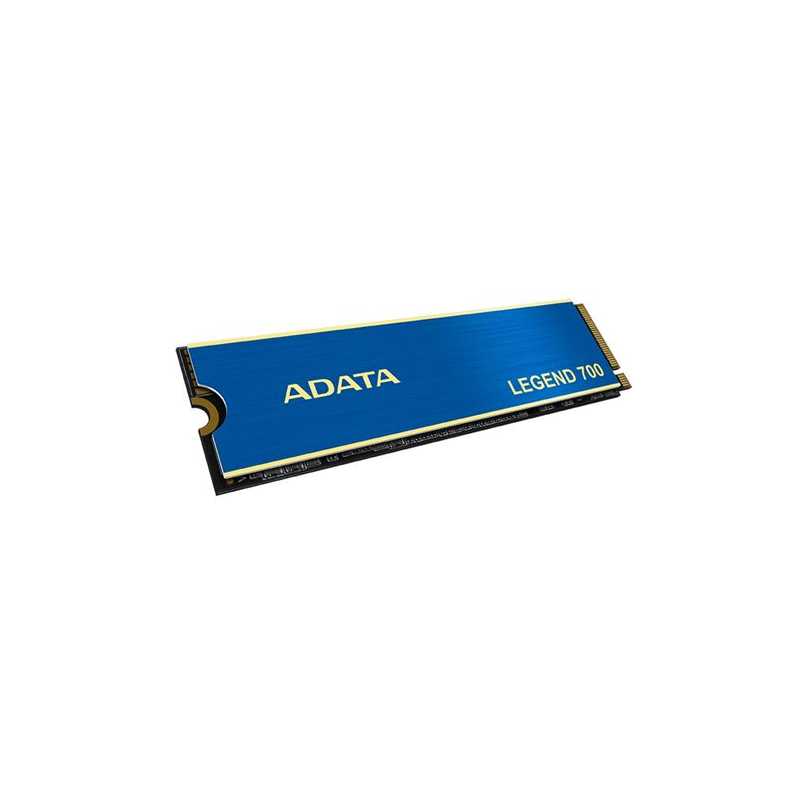 ADATA 512GB Legend 700 M.2 NVMe SSD, M.2 2280, PCIe, 3D NAND, R/W 2000/1600 MB/s, 160K/260K IOPS, Heatsink