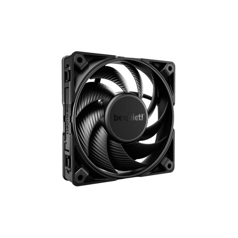 Be Quiet! (BL098) Silent Wings Pro 4 12cm PWM Case Fan, Black, Up to 3000 RPM, 3x Speed Switch, Fluid Dynamic Bearing