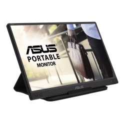Asus 15.6" Portable IPS Monitor (ZenScreen MB166C), 1920 x 1080, USB-C, USB-powered, Auto-rotatable, Flicker Free, Blue Light F