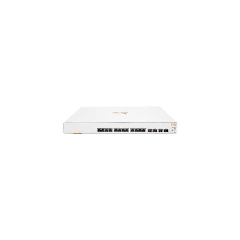 Aruba Instant On 1960 16-Port Gigabit Switch, Twelve (12) 10GBase-T and Four (4) SFP+ ports, Layer 2+ Smart Managed, Cloud Manag