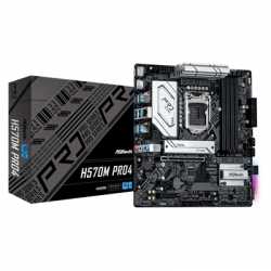 ASRock H570M PRO4 DDR4 Motherboard, Intel Socket 1200, 10th/11th Gen, 1x PCIe 4.0 x16, 1x PCIe 3.0 x4, 1x PCIe 3.0 x1, Micro ATX