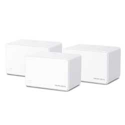 Mercusys (Halo H80X) AX3000 Dual Band Whole Home Mesh Wi-Fi  6 System, 3 Pack, 3 LAN per Unit, OFDMA & MU-MIMO