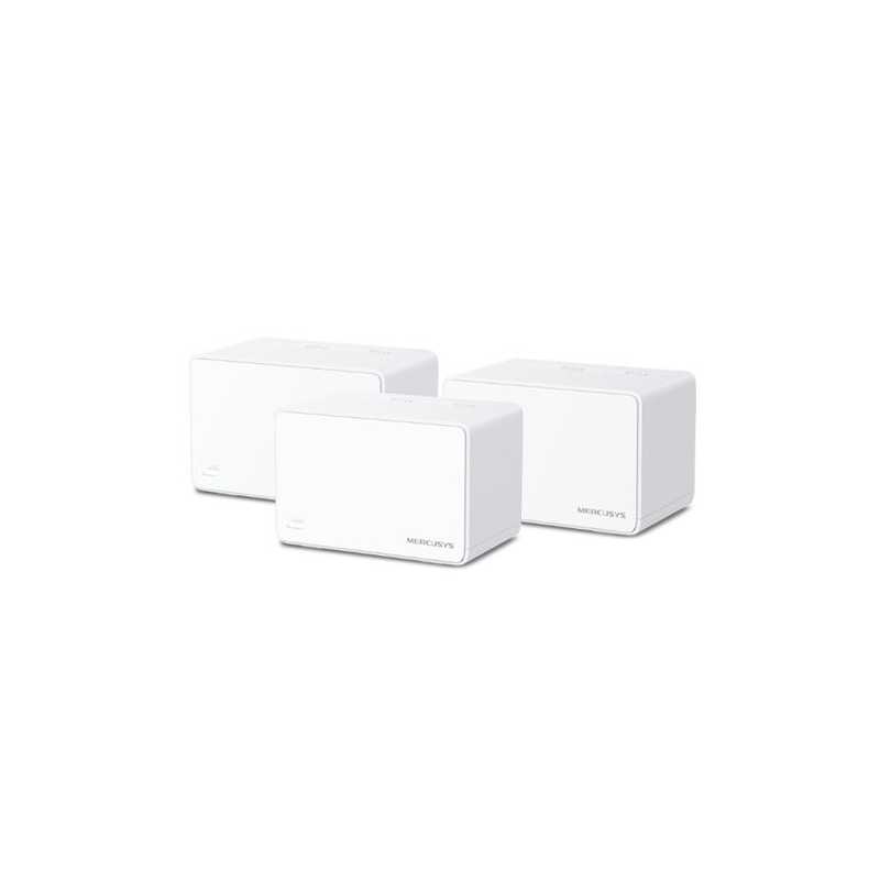 Mercusys (Halo H80X) AX3000 Dual Band Whole Home Mesh Wi-Fi  6 System, 3 Pack, 3 LAN per Unit, OFDMA & MU-MIMO