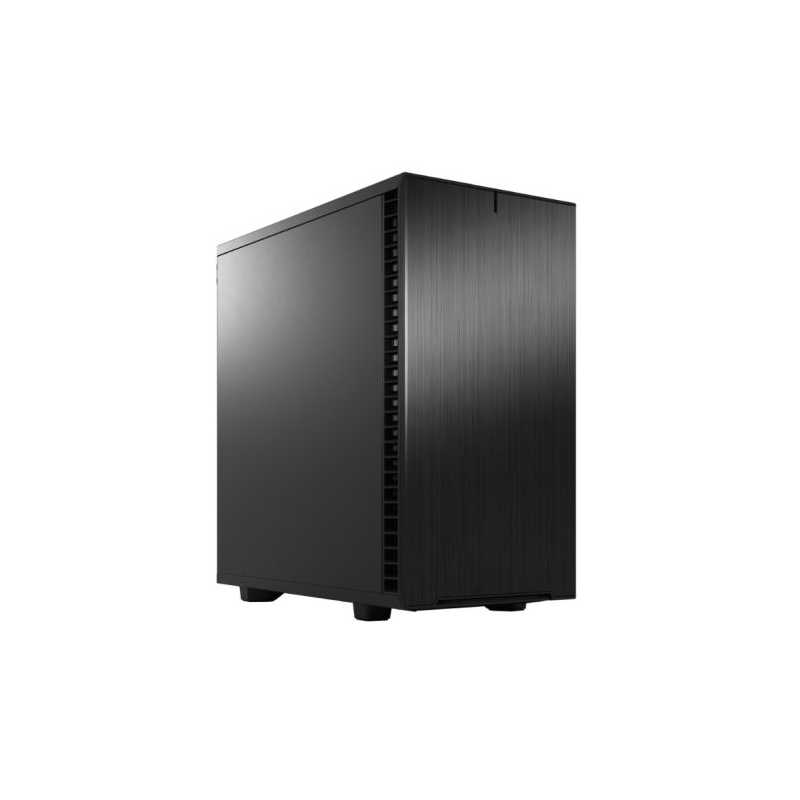 Fractal Design Define 7 Mini (Black Solid) Gaming Case, Micro ATX, Sound Dampening, Ventilated PSU Shroud, USB-C, 331mm GPU & 24