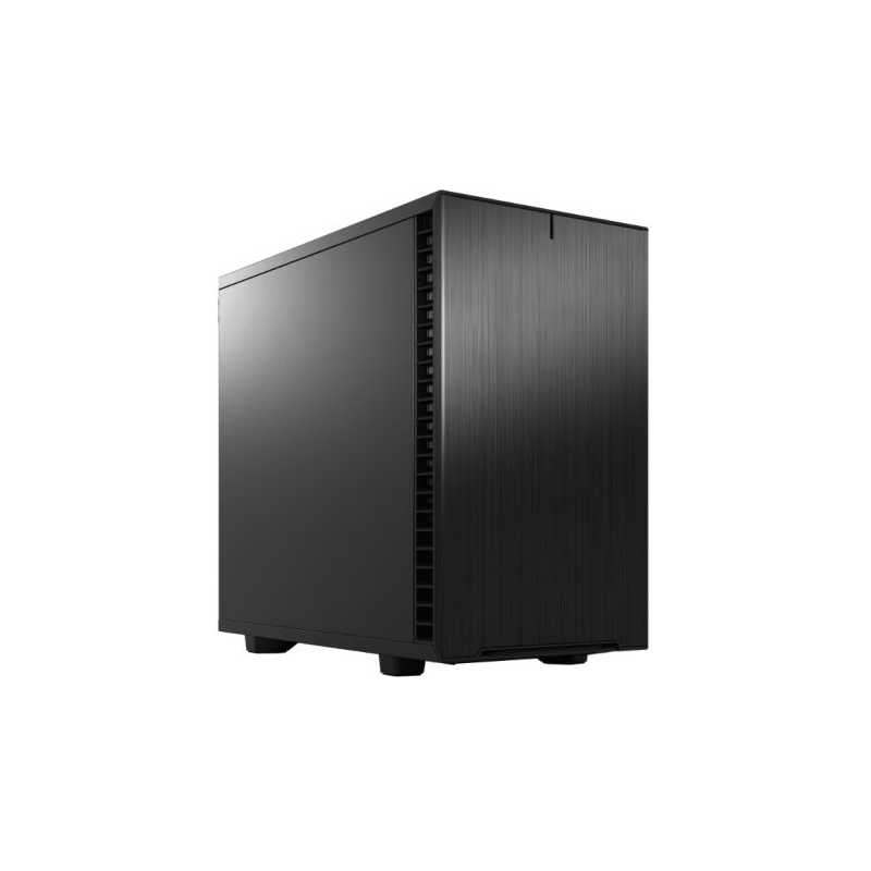 Fractal Design Define 7 Nano (Black Solid) Case, Mini ITX, 2 Fans, Sound Dampening, Ventilated PSU Shroud, USB-C, 306 mm GPU Sup