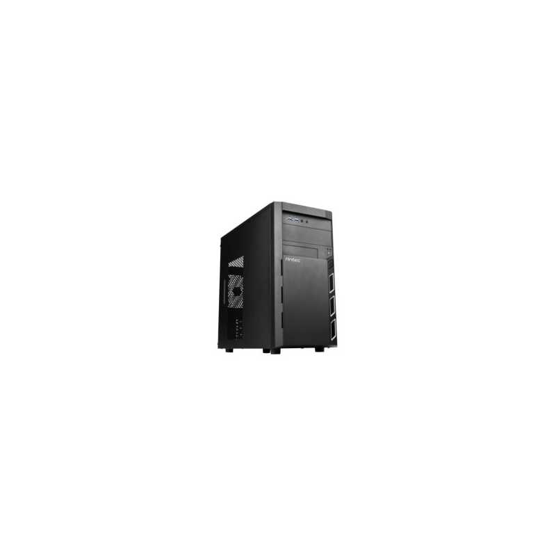 USB 3.0 NERA ventola 12cm NO PSU Antec VSK3000 Elite Micro ATX Case 
