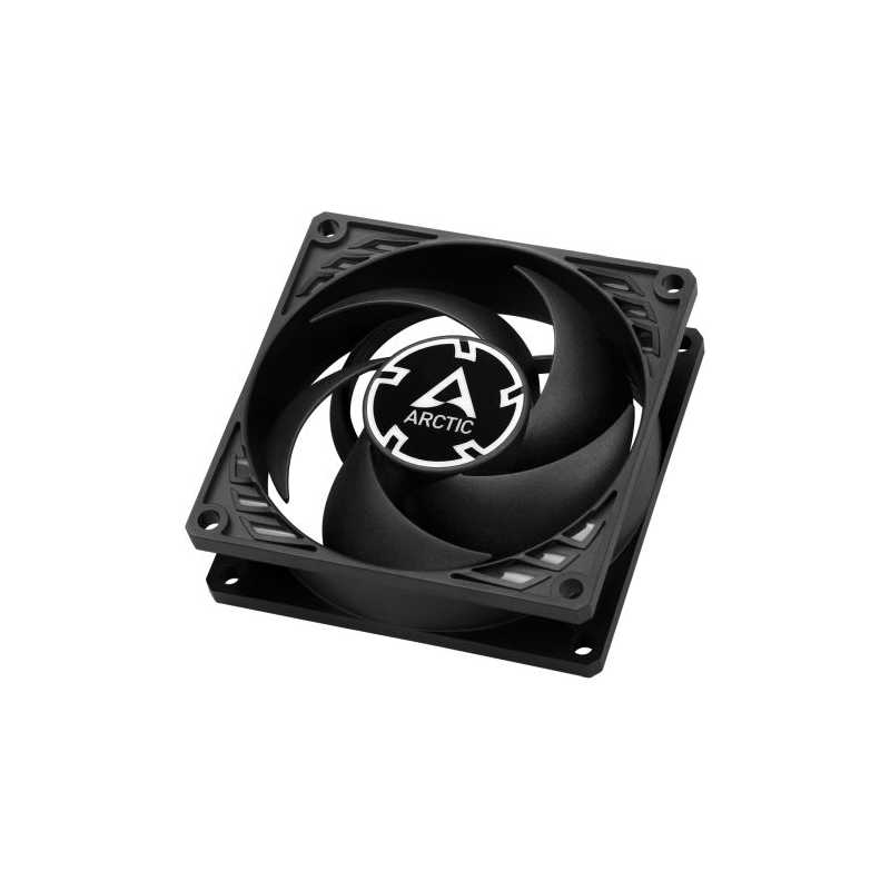 Arctic P8 8cm Pressure Optimised PWM PST Case Fan, Black, Fluid Dynamic, 200-3000 RPM