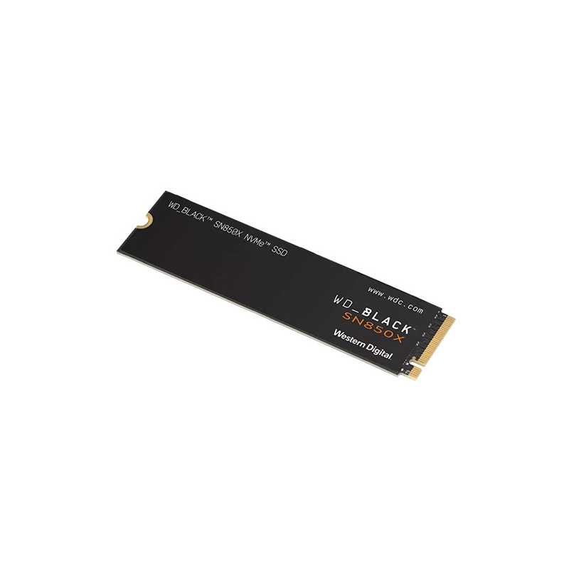 WD 1TB Black SN850X M.2 NVMe SSD, M.2 2280, PCIe4, TLC 3D NAND, R/W 7300/6300 MB/s, 800K/1,100K IOPS, No Heatsink