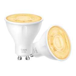 TP-LINK (TAPO L610) Smart Wi-Fi Spotlight, 2 Pack, Dimmable, Schedule & Timer, App/Voice Control, GU10 Lamp Base