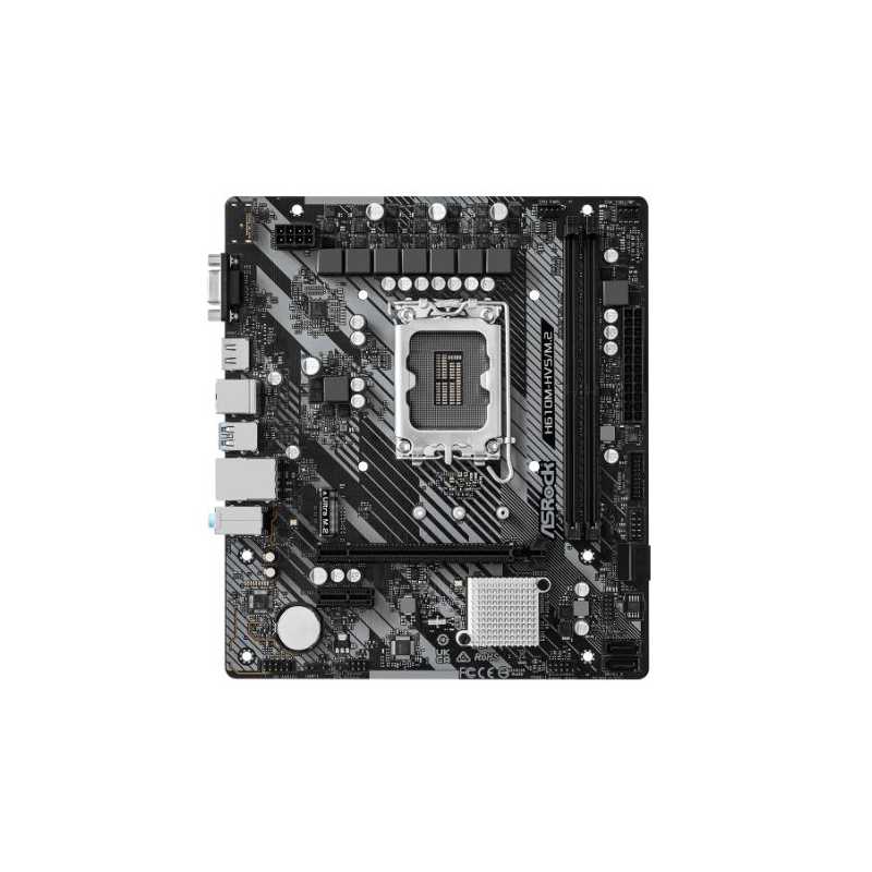 Asrock H610M-HVS/M.2 R2.0, Intel H610, 1700, Micro ATX, 2 DDR4, VGA, HDMI, PCIe4, 1x M.2