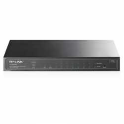 TP-LINK (TL-SG2210P) 8-Port Gigabit POE Smart Switch, 2 SFP Ports, Steel Case