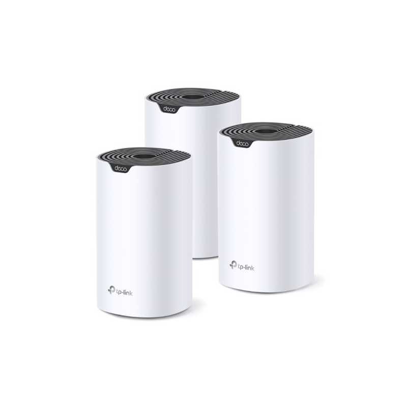 TP-LINK (DECO S7) Whole-Home Mesh Wi-Fi System, 3 Pack, Dual Band AC1900, MU-MIMO, Robust Parental Controls, 3 x GB LAN on each 