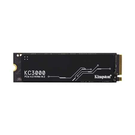Kingston KC3000 (SKC3000S/512G) 512GB NVME M.2 PCIe 4.0 NVMe SSD, Read 7000MB/s, Write 3900MB/s, 5 Year Warranty
