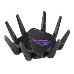 ASUS (GT-AX11000 PRO) ROG Rapture AX11000 Wireless Tri-Band Wi-Fi 6 Gaming Router, 10G LAN, 2.5G WAN, AiMesh, RangeBoost Plus, R