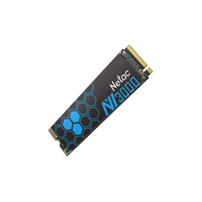 Netac 1TB NV3000 M.2 NVMe SSD, M.2 2280, PCIe3, 3D TLC NAND, R/W 3100/2100 MB/s, 200K/190K IOPS