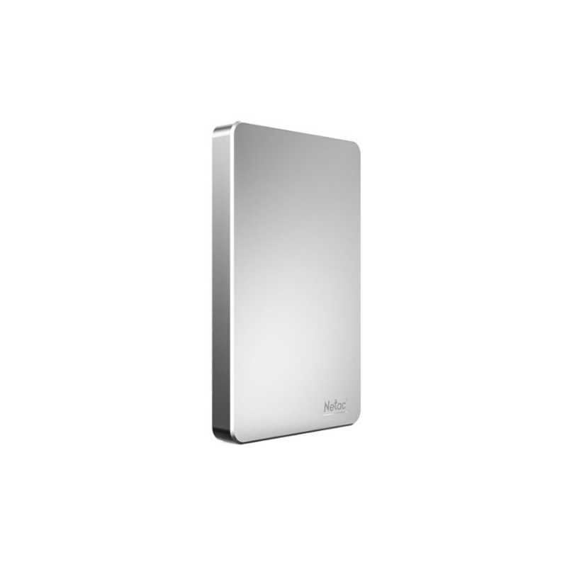 Netac K330 1TB Portable External Hard Drive, 2.5", USB 3.0, Aluminium, Software Encryption, LED, Black