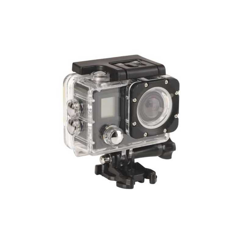 Sandberg (430-00) 4K 170 Degree Action Camera, Waterproof Case, Wi-Fi, Mounting Kit, LCD Screen, 5 Year Warranty