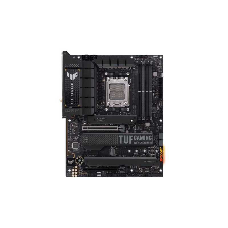 Asus TUF GAMING X670E-PLUS, AMD X670, AM5, ATX, 4 DDR5, HDMI, DP, 2.5G LAN, PCIe5, RGB, 4x M.2