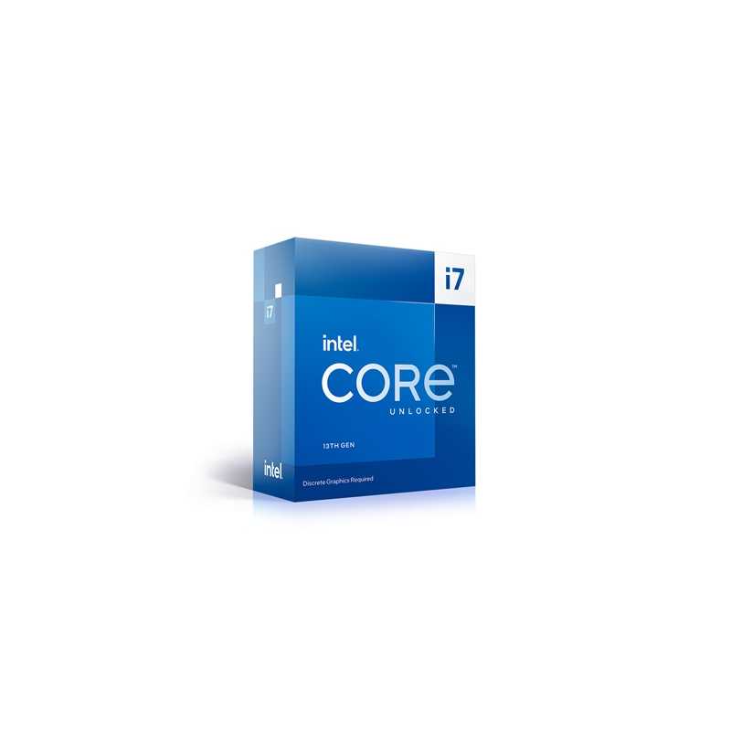 Intel Core i7 13700KF 16 Core Processor 24 Threads, 3.4GHz up to 5.4GHz Turbo Raptor Lake Socket LGA 1700 30MB Cache, 125W, Maxi