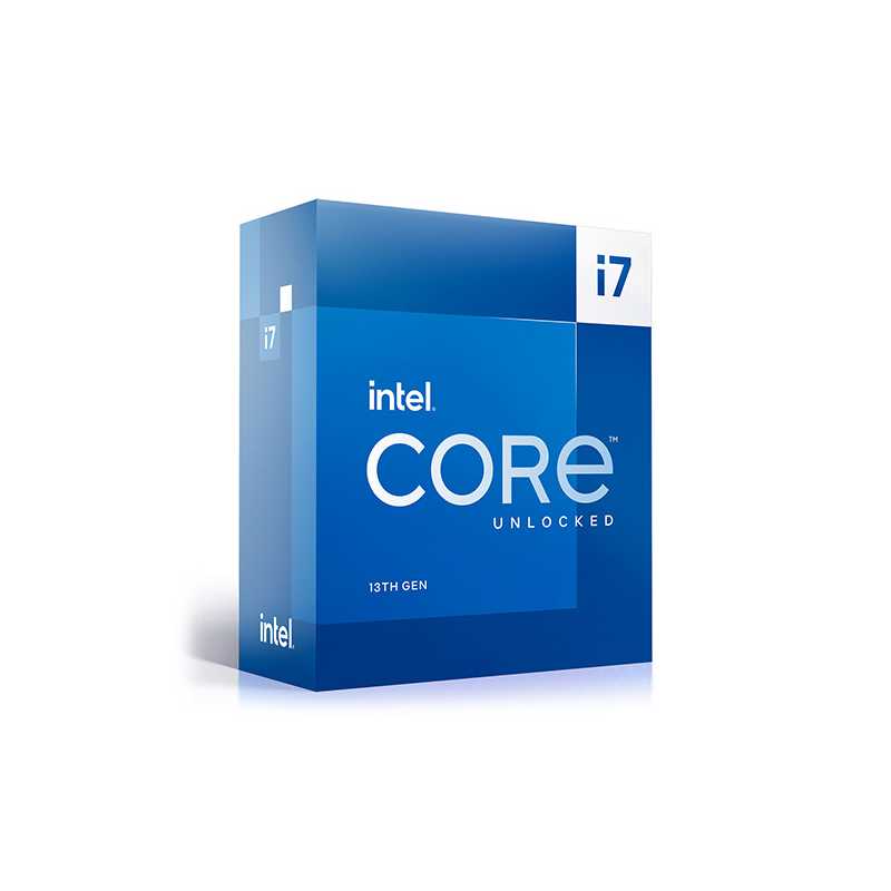 Intel Core i7-13700K CPU, 1700, 3.4 GHz (5.4 Turbo), 16-Core, 125W (253W Turbo), 10nm, 30MB Cache, Overclockable, Raptor Lake, N