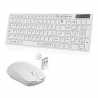 Splinktech Slim Wireless Keyboard and Mouse Desktop Kit, 1000 DPI Optical Mouse, Low Power Alert