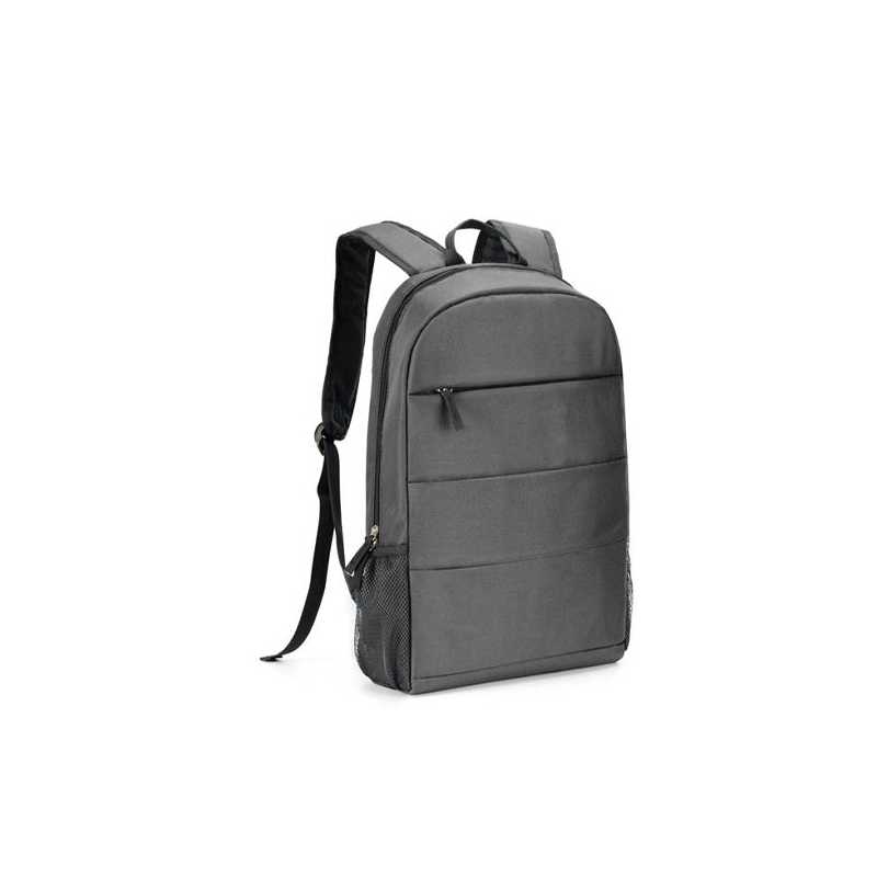 Spire 15.6" Laptop Backpack, 2 Internal Compartments, Front Pocket, Grey, OEM